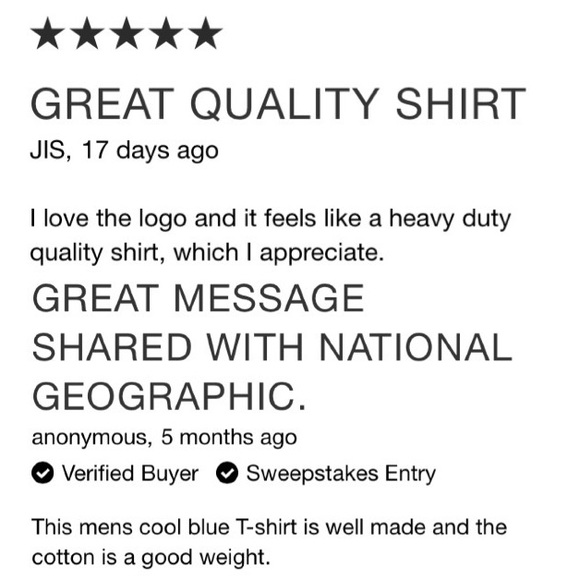 National Geographic Generation Good Use Wisely Blue RARE Hard To Find Graphic T - Picture 15 of 16